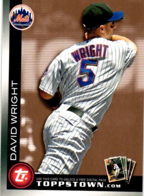 2010 Topps #FCTTT2 David Wright Ticket to Topps Town Gold
