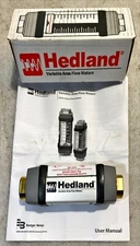 New Hedland Badger Meter H605B-002 1/2" NPT Variable Area Flow Meter FREE SHIP