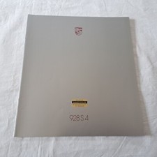 1987 Brochure PORSCHE 928 S4