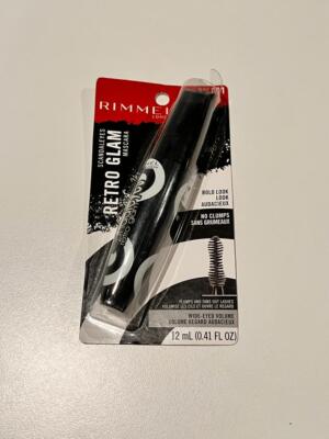 RIMMEL SCANDALEYES RETRO GLAM MASCARA # 001 BLACK 0.41 FL/OZ EA *SEE VARIATIONS*