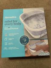 Brand New HoMedics Smart Space Essential Footbath Bath Salts Included