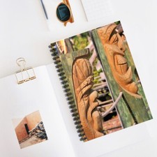 Tiki Tropical Spiral Notebook - Ruled Line