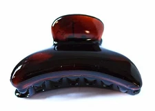 Free Shipping French Wide Teeth Medium Hair Claw Clip Celluloid Tortoise T52