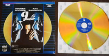 PAL Laserdisc 9 semaines 1/2 tr s bon  tat 9 1/2 Weeks French Version N9