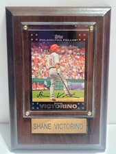 Philadelphia Phillies Wall Plaque Shane Victorino Topps 6x9