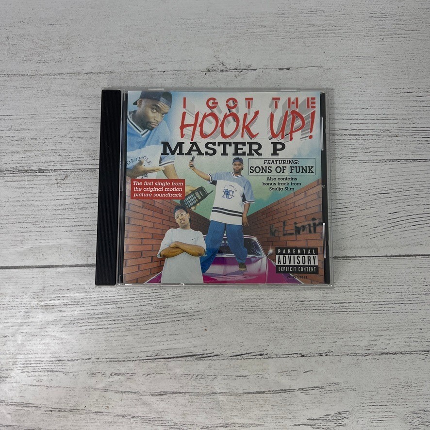 Vtg I Got The Hook Up Master P Cd Single Promo Sons Of Funk Jay-Z