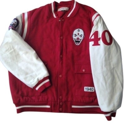J.C. Freeman & Son Jacket Man 2XL Red Beige Circa 1900 1950 Ethiopian Clowns