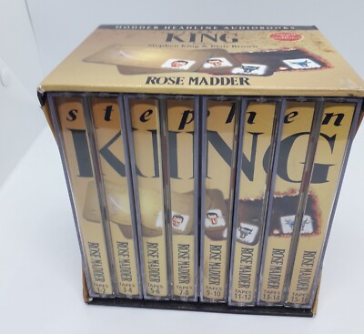 Stephen King Rose Madder Audio Books on Cassette