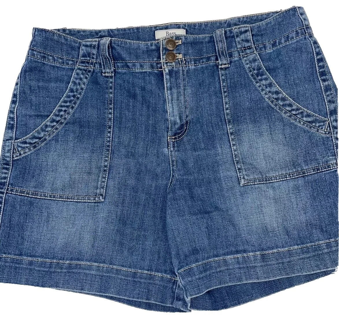 Pantalones cortos para mujer Bass de mezcla de algodón