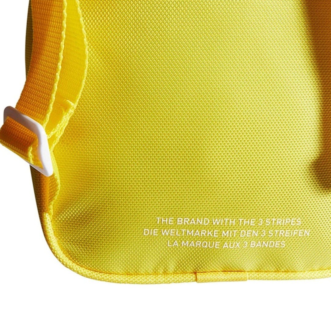 ADIDAS Originals Santiago MINI Backpack Yellow/White Travel Sports Bag