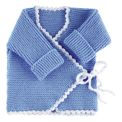Babykleidung, Babystrickjacke, Handarbeit, 100 % Merino Babywolle