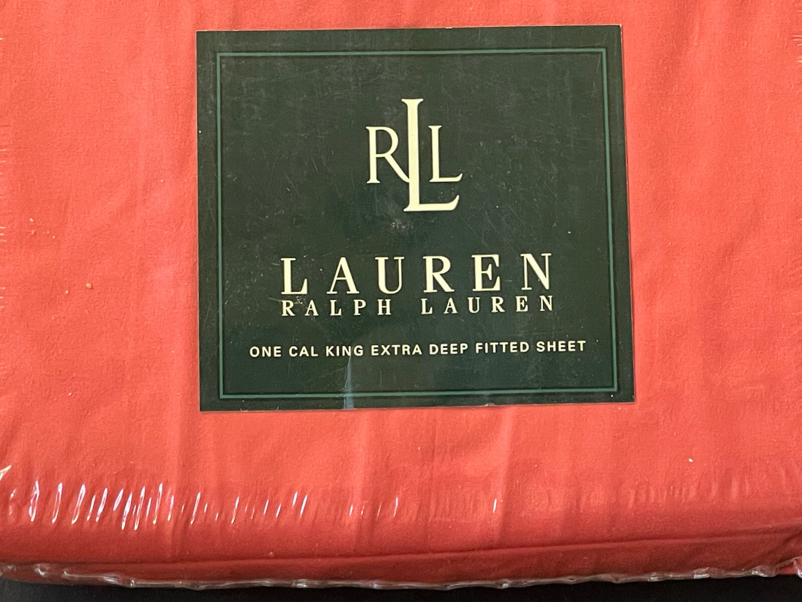 NEW! RARE RALPH Lauren *California KING DEEP FITTED SHEET Retired MELON