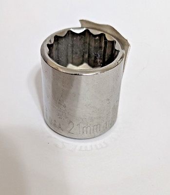 21mm SOCKET [3/8 DRIVE] [12 POINT] [ALLEN 11321] 21 mm (QTY: 1) USA NOS ...