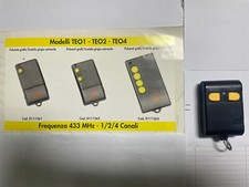 RADIOCOMANDO TELECOMANDO COMPATIBILE BFT 433,92MHZ TEO2 TASTO GIALLO