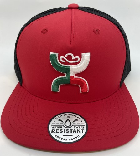 Hooey Boquillas Red With Black Mesh 