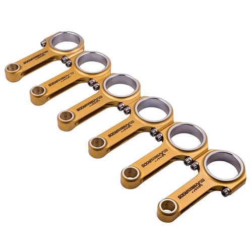 Jeu De 6 Bielles Titanisées Pour Porsche 911 2.4L/2.7L - Longueur 127.75mm - Neuf, Haute Performance