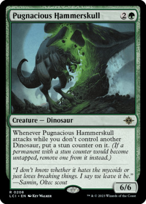 mtg magic Pugnacious Hammerskull FRENCH vf fr Martèlecrâne pugnace ixalan