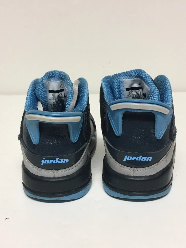 Air Jordan Dub Zero Niño Pequeño Talla 5C Gris Lobo Azul Universitario Zapatos Tenis Foto 3 de 4
