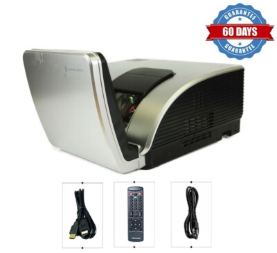 DLP Ultra Short Projector Throw for Home Theater Games 3000 ANSI HD HDMI 1080i