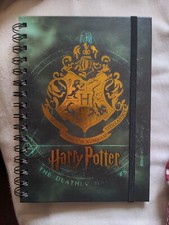 Nuevo Cuaderno Harry Potter Cresta de Hogwarts A5 Forrado Tapa Dura Mundo Mágico Regalo