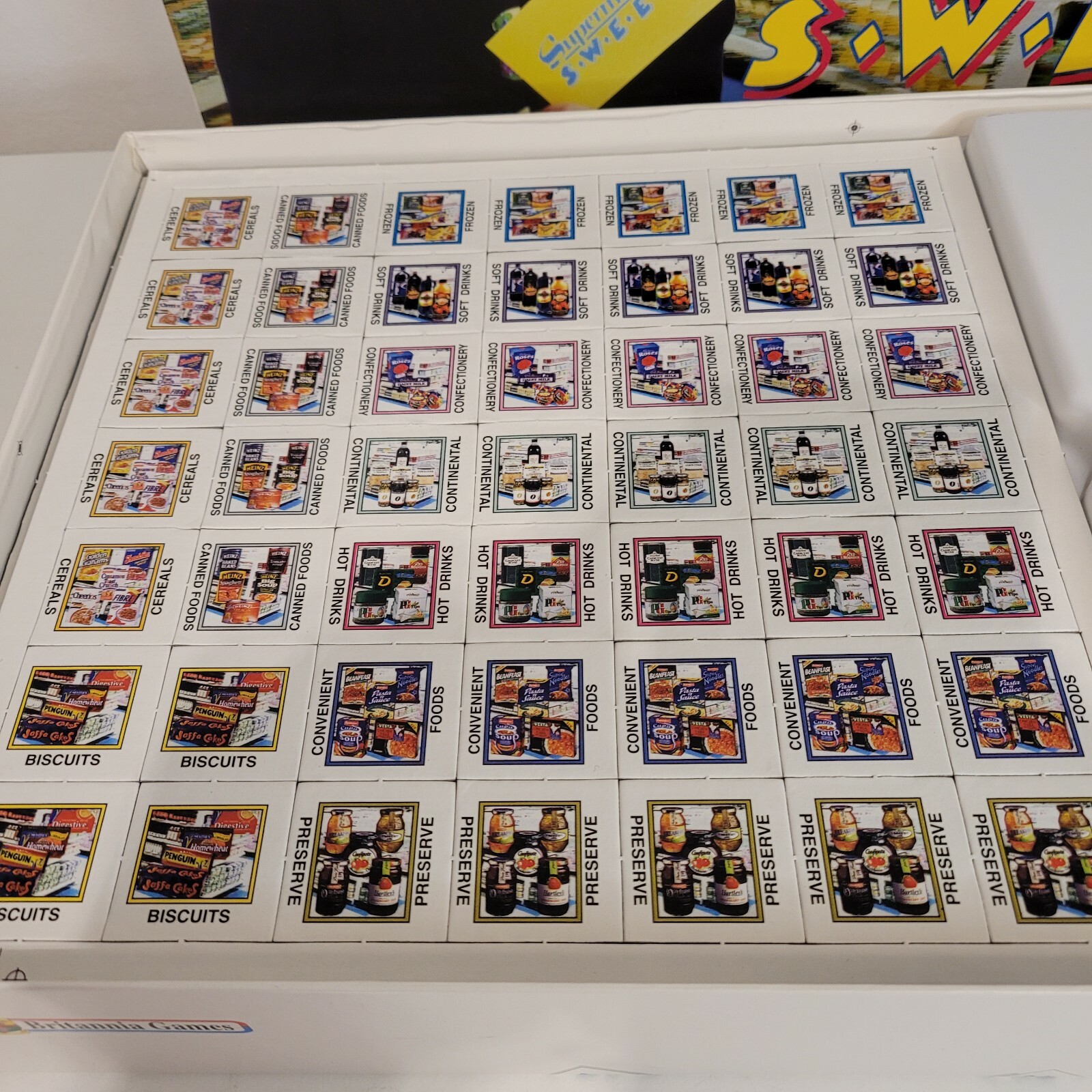 Supermarket Sweep Board Game 1997 Britannia Games ITV Dale Winton -new open  box | eBay