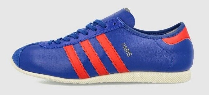 Adidas Originals Paris Blue Leather Red Stripes BNIBWT FV1191