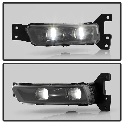 For 2017-2021 Jeep Grand Cherokee SRT LED Bumper Fog Lights Lamps Set Left+Right - Picture 6 of 20