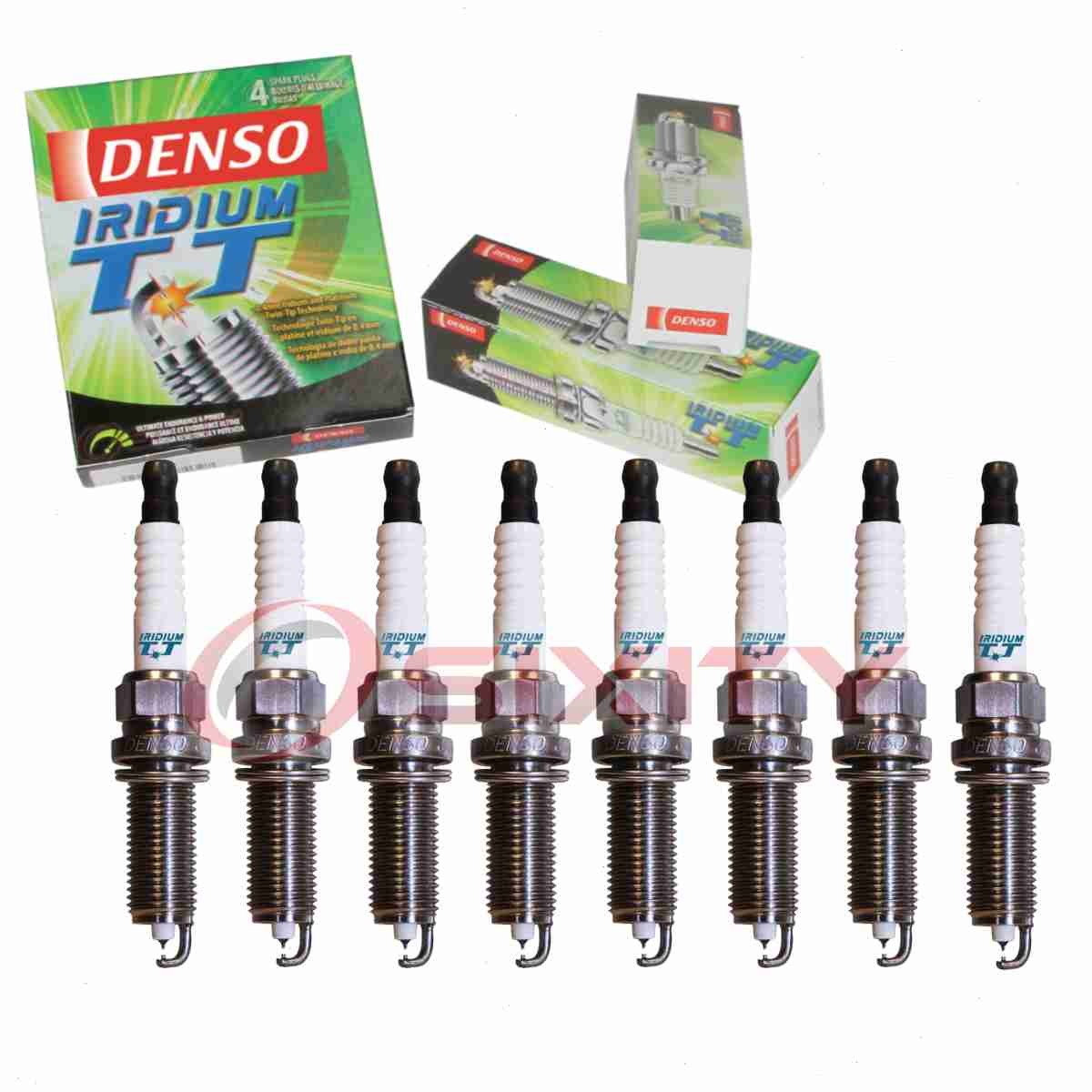 8 pc Denso Iridium TT Spark Plugs for 2013-2016 Mercedes-Benz SLK55 AMG 5.5L in