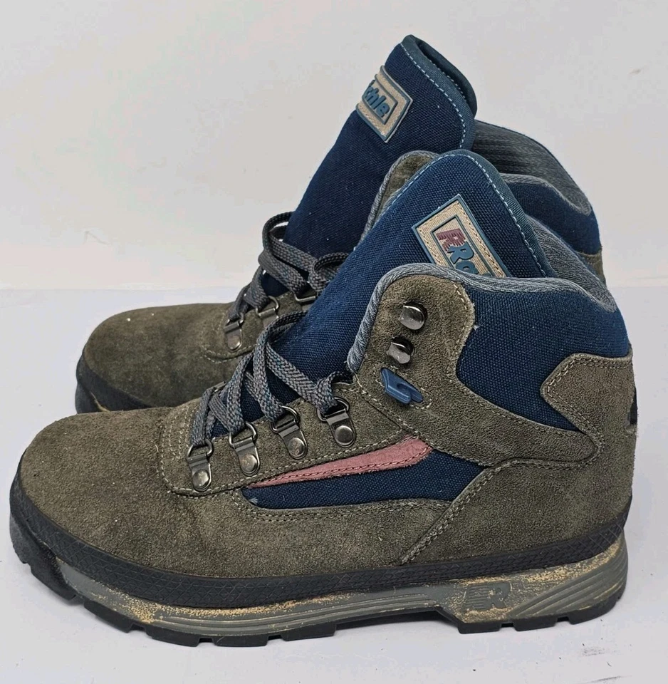 Botas de Senderismo Raichle para Mujer Talla 8 Cuero de Montañismo Con Cordones al Tobillo Exterior Foto 3 de 4