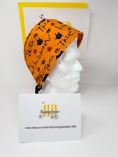 Halloween - Words and Symbols Unisex Skull/Chemo Surgical Scrub Hat/Cap