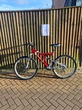 mens 18 inch frame red apollo eco 7005 alliminium mountain bike good condition
