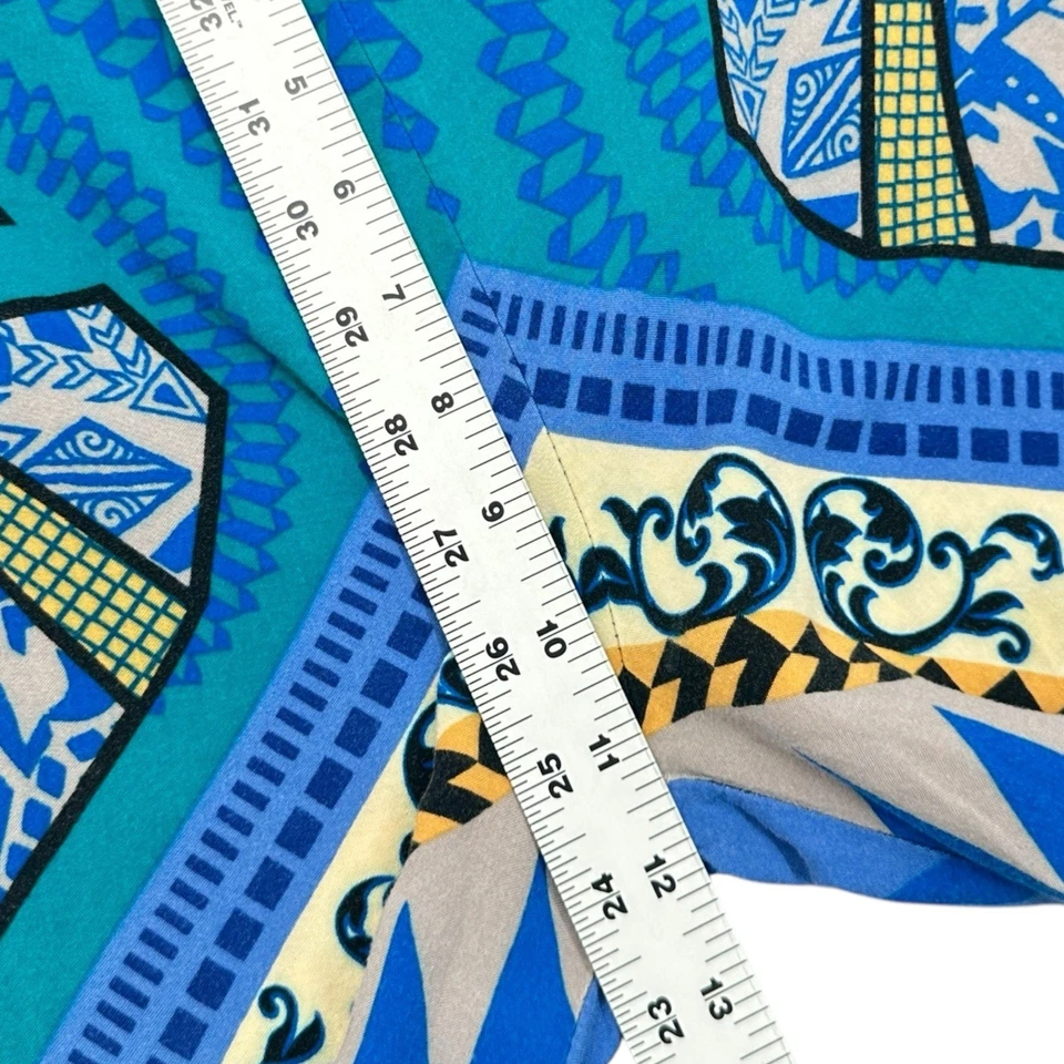 Flying Tomato Wide Leg Pants Womens Sz L Pull On Floral Boho Hippie Artsy Rayon - Image 4 of 4