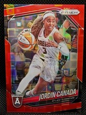 2025-26 WNBA Prizm #120 Jordin Canada Red Pandora /199 NMT+ Atlanta