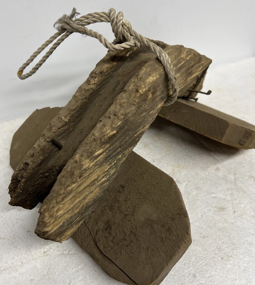 Primitive Wooden Pack Saddle Frame Mule Horse Antique Rustic Tenant Farmer Dusty - Image 4 of 4