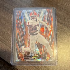 Leaf 2024 Metal Tyler Brown #BA-TB1 One of One Autograph Clemson Tigers Football