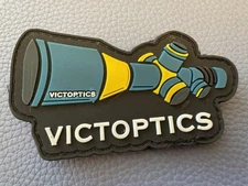 Victoptics PVC V BACK PATCH RIFLE Tactical SHOT SHOW 2025 Firearm Scope Optics
