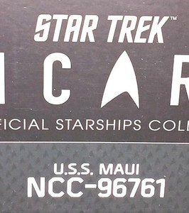 Eaglemoss Star Trek Picard U.S.S. Maui NCC-96761 Ship Replica NEW SEALED MISB