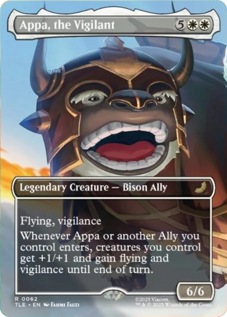 MTG Appa, the Vigilant (Borderless) [Avatar: The Last Airbender: Eternal-Legal]