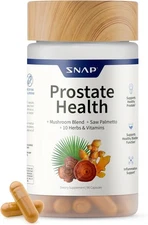 Snap Prostate Health Supplement DHT Blocker for Men, 90 Veg Capsules