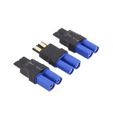 3 Pcs EC5 Male To Female Adapter Connector Compatible w/ TRX Brushless SCT LiPo