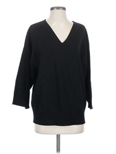 Wilfred Free Women Black Pullover Sweater 2