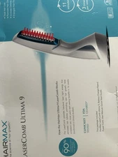 HairMax LaserComb Ultima 9 Laser Light Complete Manual USA Therapy