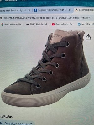 LEGERO FRESH SNEAKER GR. 7 (41) UNISEX, GRAU-BRAUN NEU ! 59,75 STATT 130,00 EURO