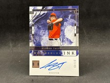 2024 PANINI IMPECCABLE ALONZO TREDWELL WCS-AT WATERCOLOR INK AUTO 37/49 ASTROS
