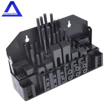 Premium 60 Pack 7/16" T-Slot Clamping Kit for 58020 Mill Set Up Set 3/8-16