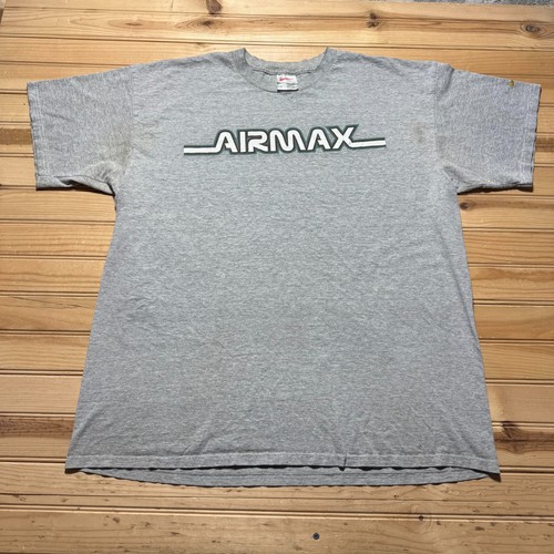Vintage 90s Nike Air Max Center Logo Swoosh Sports Athletics Graphic T-Shirt XL