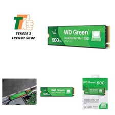 WD Green SN3000 500GB NVMe SSD - Fast Data Transfer, Ideal for Gaming & Business