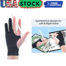 Two Finger Anti-fouling Glove For Artist Drawing  Pen Graphic Tablet Pad