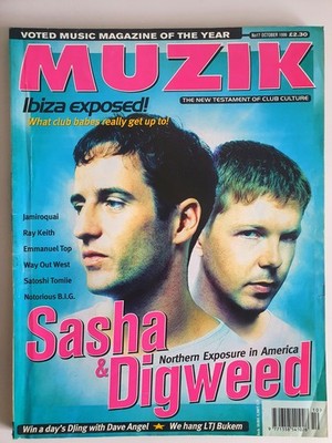 Muzik Magazine #17 Oct 1996 Sasha & John Digweed Northern Exposure In America