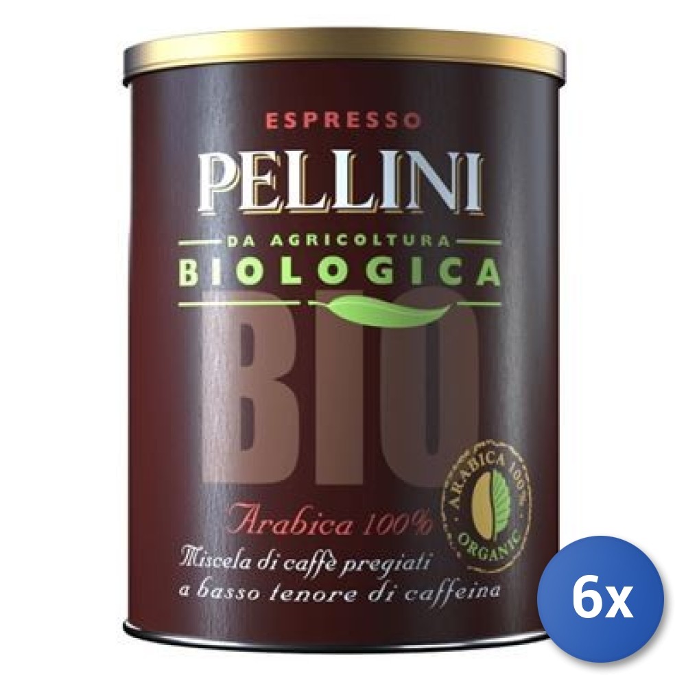 6X Multipack Pellini Bio Espresso Arabica Gr 250